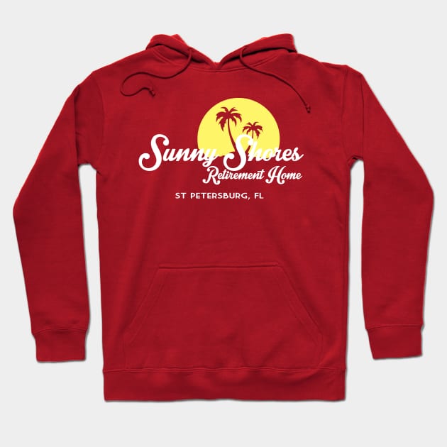 Sunny Shores Retirement Home Hoodie by inesbot